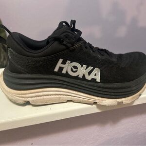 Hoka Gaviota 5 1134235 BWHT Black/White Running Shoes Sneakers Women's Size 6.5